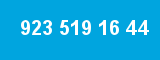 923 519 16 44 923 519 16 44